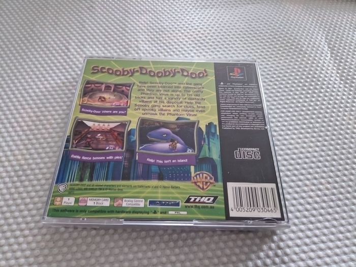 Scooby Doo and the Cyber Chase PlayStation1 Ps1 PlayStation2 Ps2 Games Original