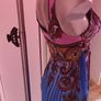Boohoo blue printed maxi dress size UK10 EU38 Perfect condition Postage included Image 5