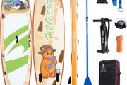 Inflatable Stand Up Paddle Board,10'6" x 30" x 6" Paddle Boards,with Backpack,Durable SUP Board Accessories,Extra D-rings for Kayak Seat &amp; Non-Slip Deck Paddle Boards for Adults (FREE POSTAGE)