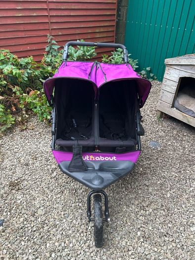 Out and about double buggy