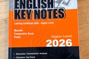 English Key Notes Leaving Cert Higher Level 2026