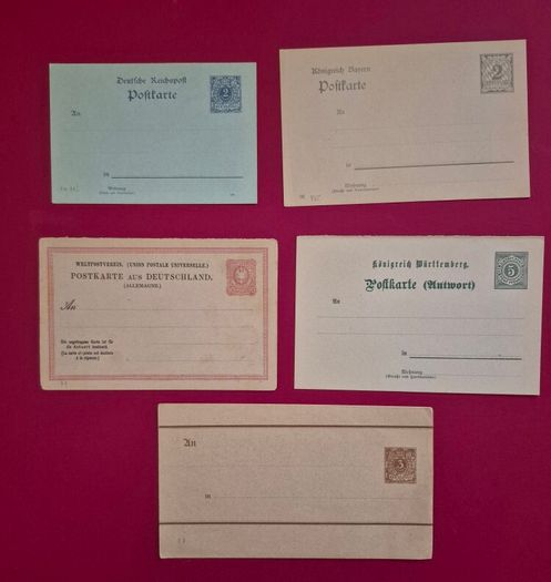 Selection of german post cards.