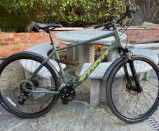 Bike Kona 24 gears (3x8) Large,XL size + Masterlock Heavy Duty U Lock with Looped-End Steel Cable + Lights Front and Back