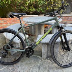 Bike Kona 24 gears (3x8) Large,XL size + Masterlock Heavy Duty U Lock with Looped-End Steel Cable + Lights Front and Back