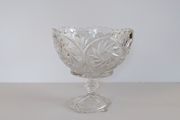 Large Zajecar Yugoslavian Crystal bowl