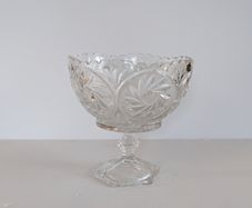 Large Zajecar Yugoslavian Crystal bowl