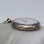 Vintage Bordeaux  Gents Mechanical  Silver Pocket Watch Image 4