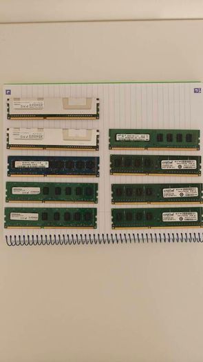 Lot of 4gb DDR 3 RAM memory sticks