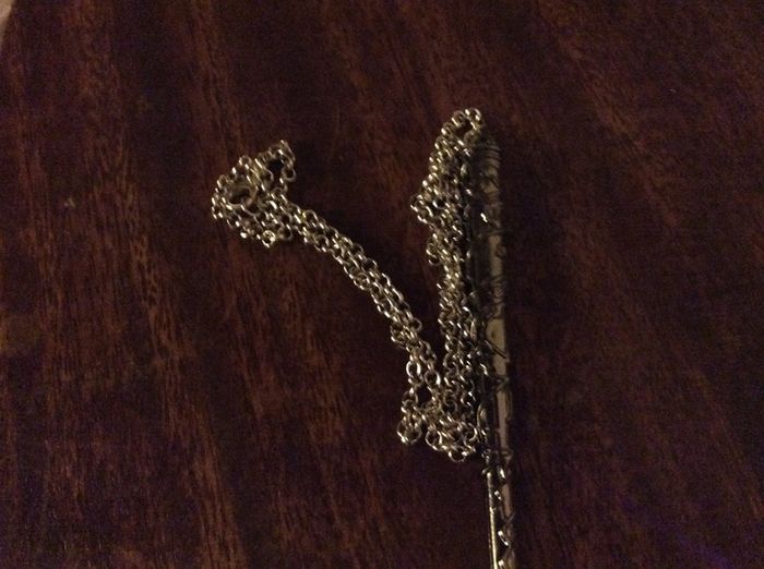 Harry Potter wand necklace