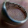 Vintage Sterling Silver 925 Men's Signet Ring (adjustable size) 9,2g Image 2