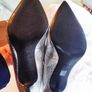 Katie Perry Silver High Heel Shoes (uk 8) Used. Image 7