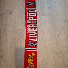 Vintage Liverpool FC Treble Winners Scarf