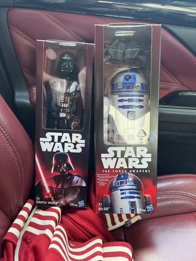 Star Wars Vader and r2d2