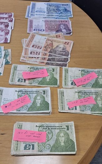 Irish Bank Notes - Bundle of Three 5 Punt Notes - Catherine McAuley
