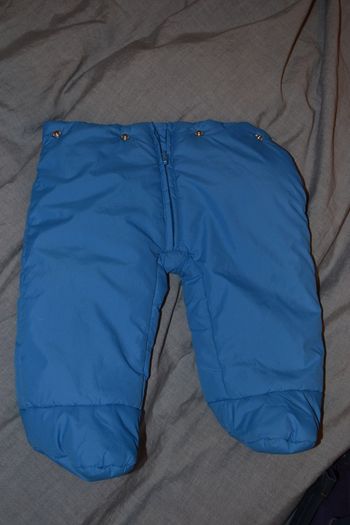 Little Rocha 2-in-1 blue hooded snowsuit 74cm 6-9 months