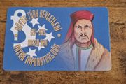 Turkey Telephone Card 50 Units, "Uygur Devleti", used - free standard postage