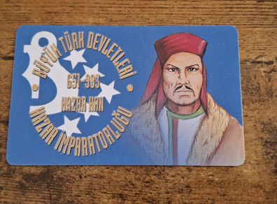 Turkey Telephone Card 50 Units, "Uygur Devleti", used - free standard postage