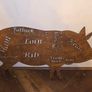 butchers pig silhouette sign Image 7