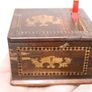 Vintage WOOD JAPANESE Cigarette Dispenser 4" x3,4" H-2,4" Image 2