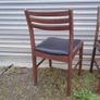 Set of 4 Mid Century Teak Dining Chairs Image 2
