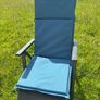 Quartz Grey Reclining Garden Chair Image 4