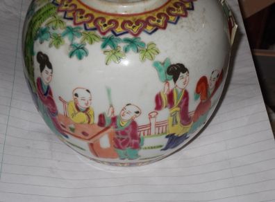 a vintage chinese bowl
