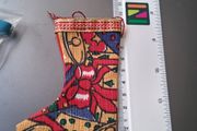 handmade Christmas sock decorations
