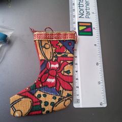 handmade Christmas sock decorations