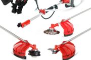 BU-KO 52cc Petrol Strimmer Garden Tool Including: String Trimmer, Brush Cutter with 3T Blade, Steel Wire Strummer Weed Brush Cutting Blade. Great Outdoor Power tool