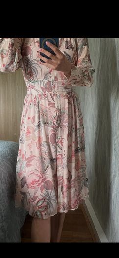 Massimo Dutti silk dress size 34/ XS like a new