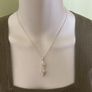 Silver tone sparkling necklace Image 4