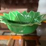 Vintage Appolia French Ceramic Sunflower Baking Form in Provincial Green Image 6