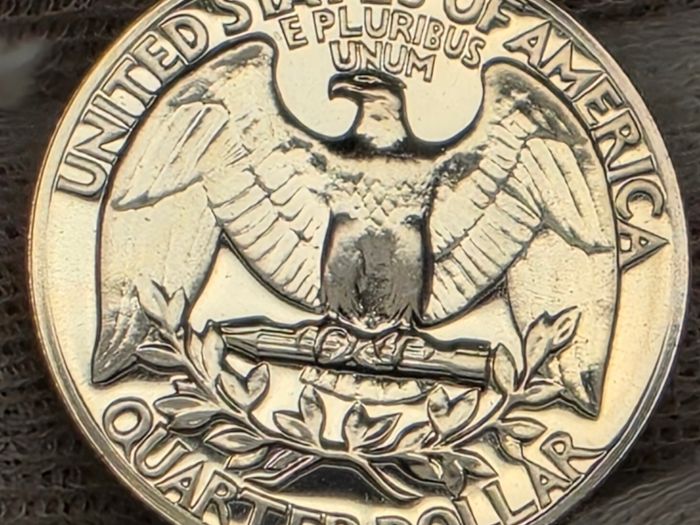 USA United States 1964 Silver Proof Washington Quarter Stunning Gem Proof Coin