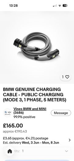 EV Charger Cable