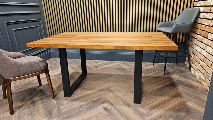 Wooden dining table