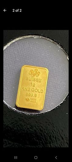 gold bar 1gram