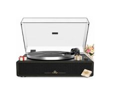 Retrolife Turntable with Integrated Speakers Belt Drive 33/45 RPM Vinyl Record Player