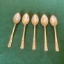 Art Deco Yeoman Plate Dessert Spoons Image 2