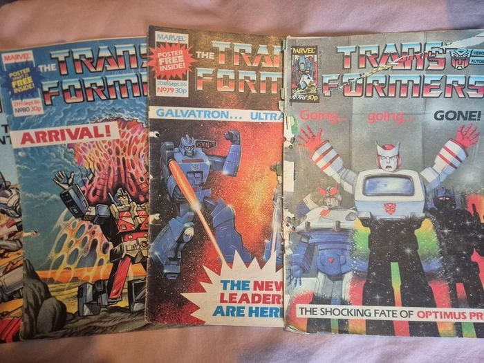 Vintage Marvel UK Transformers Comics 1980s  115 plus Issues  Annuals and Specials  Job Lot