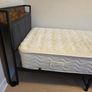 Single bed with mattress and topper Image 2