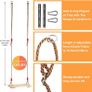 Wooden Garden Swing Seat,Swings with Adjustable Rope, Durable Playground Swing Set, Easy InstallIndoor, Hanging Seat, Outdoor Wood Swing Chair for Adults & Kids,Swing Seat Max Load 150KG MULTIPLE COLOURS AVAILABLE (FREE POSTAGE) Image 5