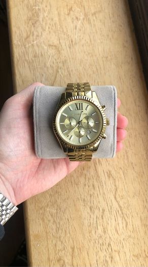 michael kors gold mens watch