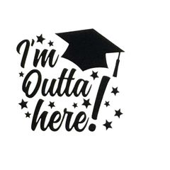 Graduation Iron on Decal.