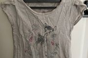 Grey girl's top 90-100 GAP