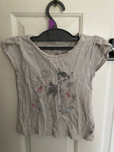 Grey girl's top 90-100 GAP