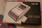Sim card back up device