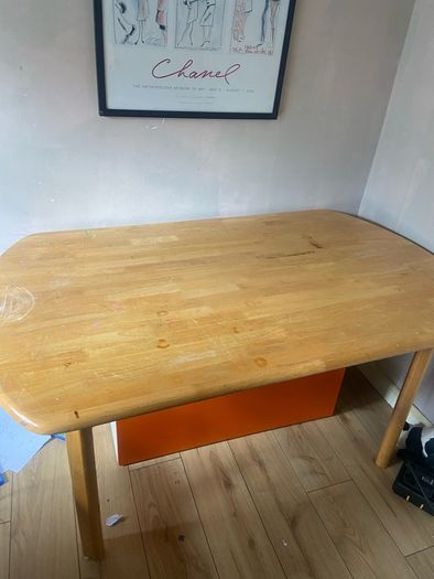 FREE Solid Wood Kitchen Dining Table Collection Only