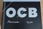 OCB Black Premium King Size Slim Ultra-Thin Rolling Papers - Box of 50