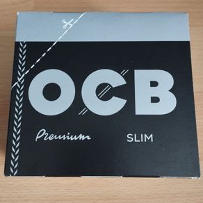 OCB Black Premium King Size Slim Ultra-Thin Rolling Papers - Box of 50