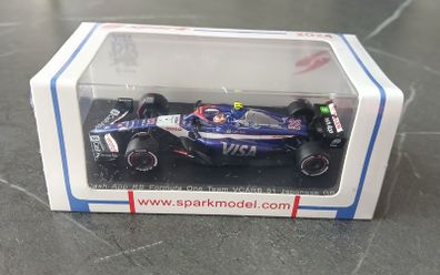 F1 Model Car | Visa Cash App RB Formula One Team VCARB 01 No.22 2024 | Yuki Tsunoda | 1/64 Scale Model